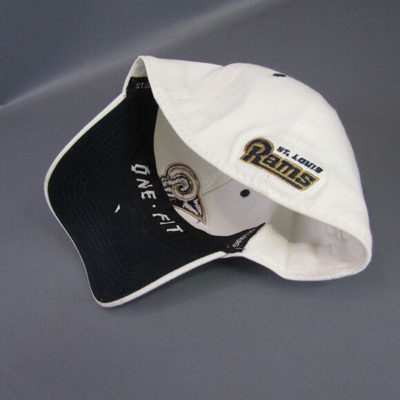 St. Louis Rams One Fit Hat NFL Reebok Stretch Flexible Cap Embroidered Logo - Picture 7 of 8